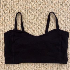 Wet Seal, Size L, black crop top